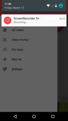 Screen Recorder android App screenshot 1